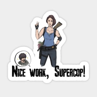 Jill the Supercop! Sticker